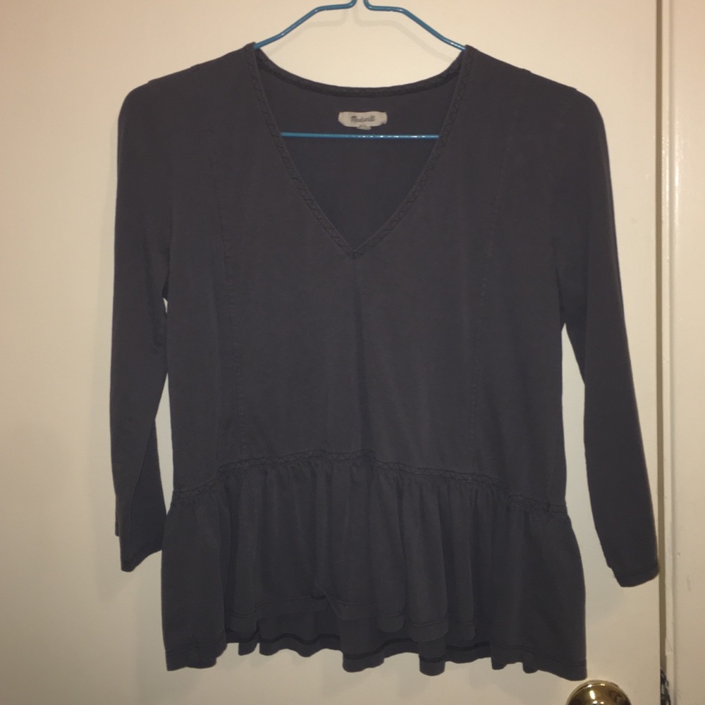 Madewell Blue-Grey Top